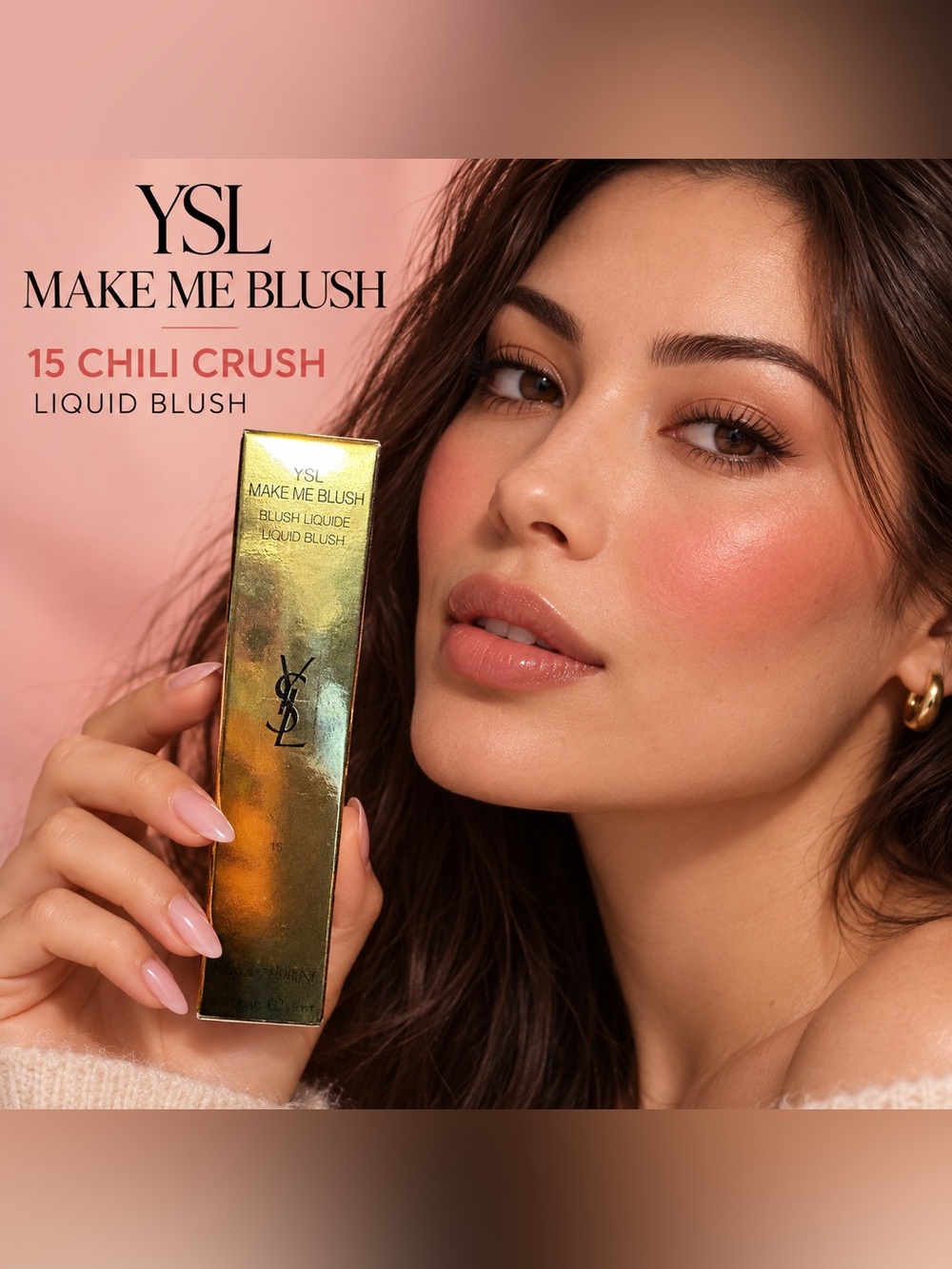 Yves Saint Laurent Make Me Blush Liquid Blush — Chili Crush Pink